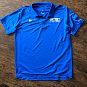 Men’s Nike dri fit Kentucky basketball polo